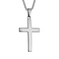 Contour Cross Necklace