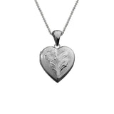 Engraved Heart Locket