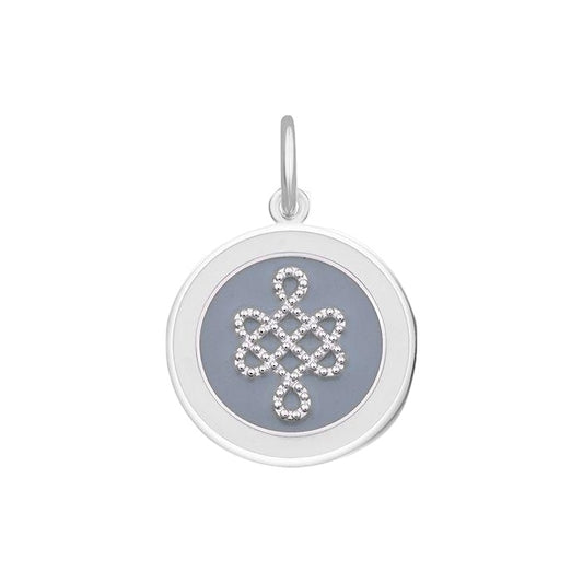 LOLA 19mm Mother &amp; Daughter Pale Gray Pendant