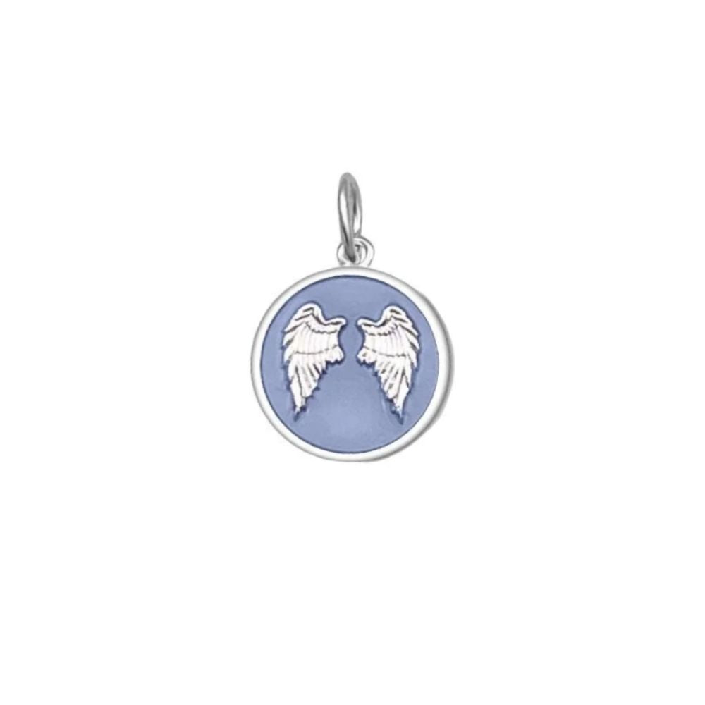LOLA 15mm Angel Wings Heart Pendant