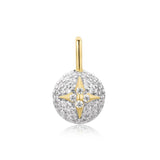 Pave Star Sphere Charm