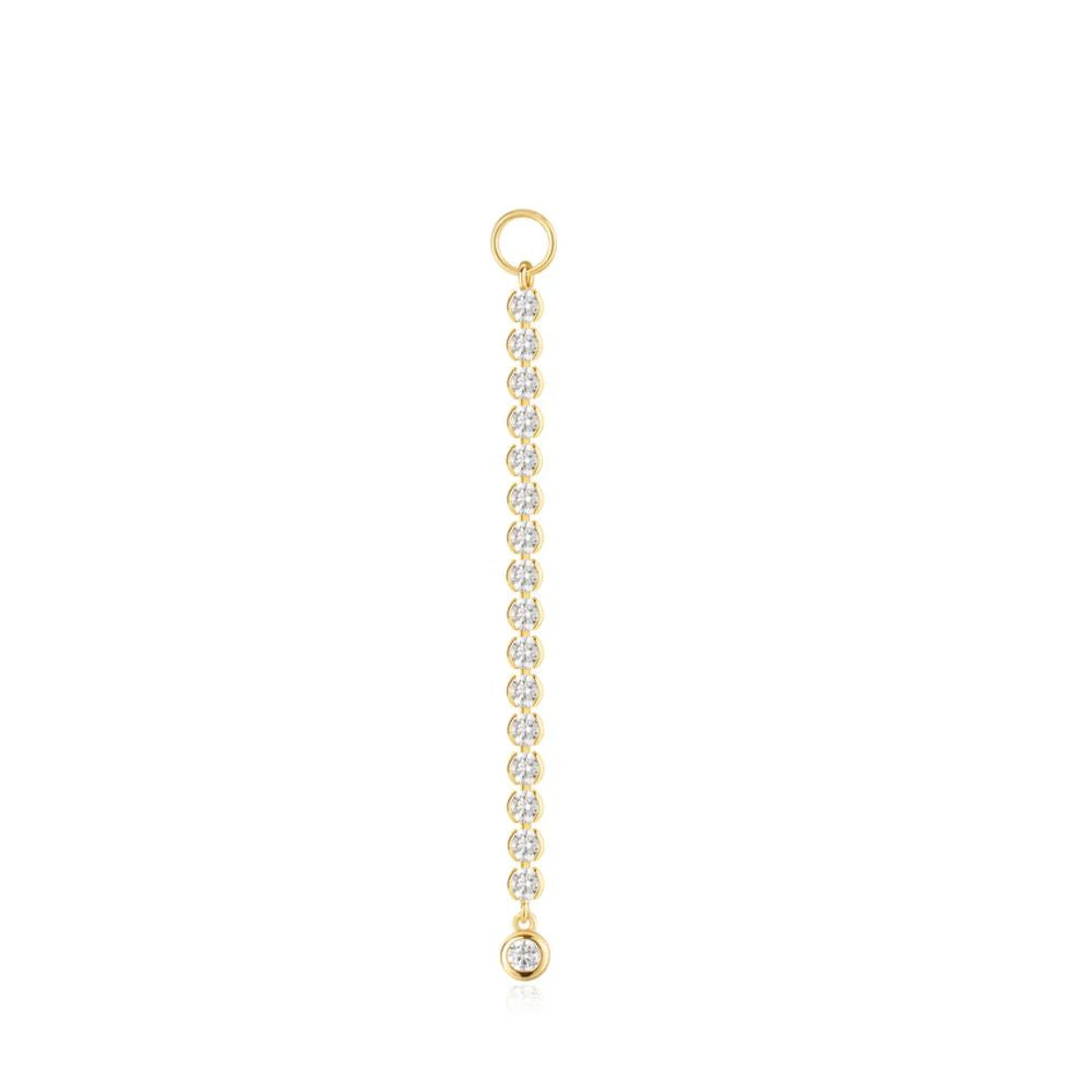 Row Bezel Earring Charm