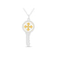 LOLA 18" Key Love Necklace - Cross