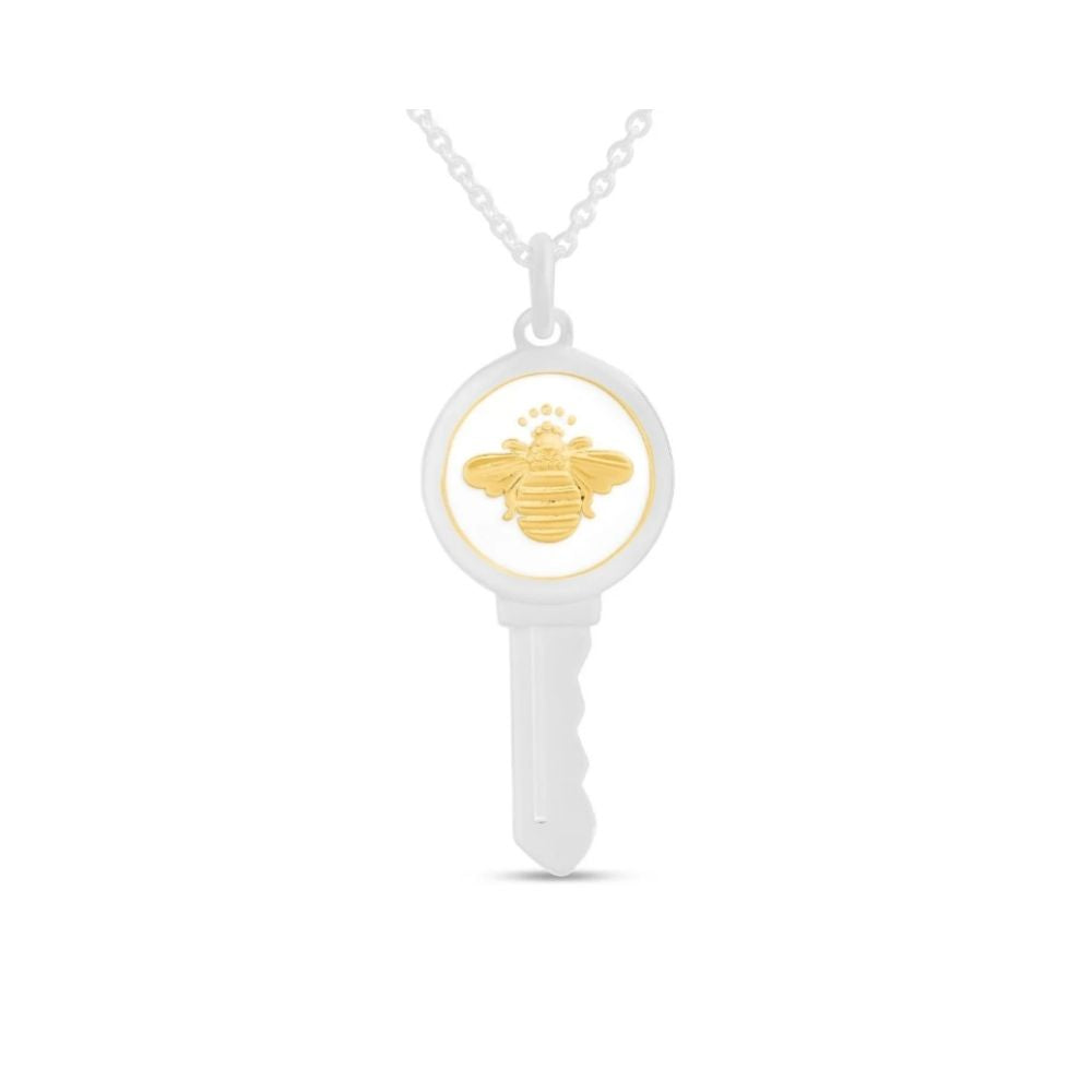 LOLA 18" Love Key Necklace - Queen Bee