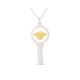 LOLA 18" Love Key Necklace - Queen Bee