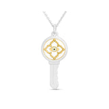 LOLA 18" Love Key Necklace - Evil Eye