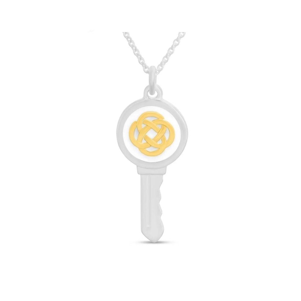 LOLA 18" Love Key Necklace - Family Knot