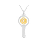 LOLA 18" Love Key Necklace - Family Knot