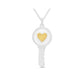 LOLA 18" Love Key Necklace - Heart