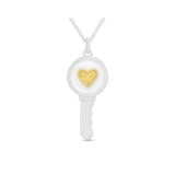 LOLA 18" Love Key Necklace - Heart