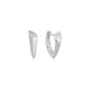 Ania Haie Sterling Silver Arrow Huggie Hoop Earrings