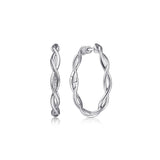 25mm Twisted Hoop Earrings