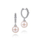 Bujukan Pearl Drop Huggie Earrings
