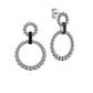 Black Spinel Bujukan Drop Earrings