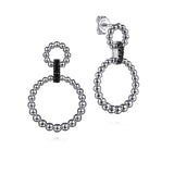Black Spinel Bujukan Drop Earrings
