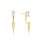 Point Stud Earring Jackets