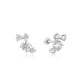 Pave Climber Barbell Earrings