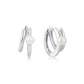 Parallel Duo Fresh Water Pearl Earrings