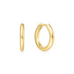Small Tube Huggie Hoop Earrings