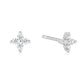 Four-Petal Stud Earrings