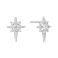 Eight-Pointed Star Stud Earrings