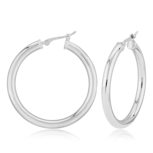 Sterling Silver Hoop Earrings