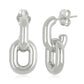 Sterling Silver Double Open Link Drop Earring