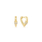 Mini Clasp Huggie Hoop Earrings