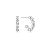 Beaded Huggie Hoop Earrings