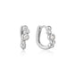 Small Sparkling Tide Huggie Earrings
