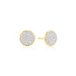 Pave Stud Earrings