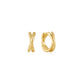 Entwined Dual Huggie Earrings