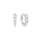 Graduated Sparkle Huggie Earrings