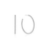 Twisted Oversized Hoop Earrings
