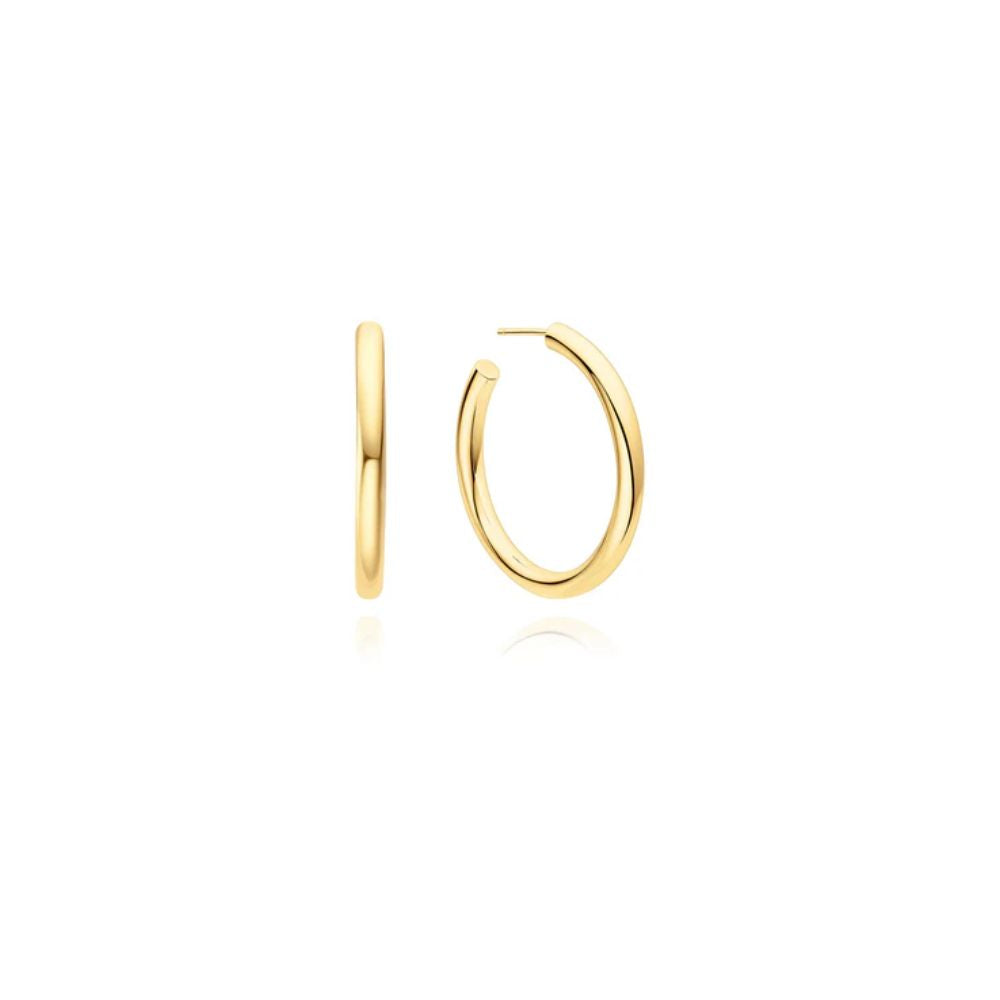 Classic Tube Large Hoop Earrings