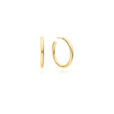 Classic Tube Large Hoop Earrings