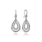 925 Sterling Silver Teardrop Earrings-Bujukan