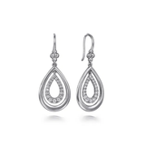 925 Sterling Silver Teardrop Earrings-Bujukan