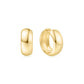 Medium Chubby Huggie Hoop Earrings