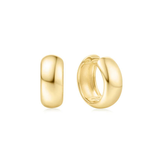 Medium Chubby Huggie Hoop Earrings