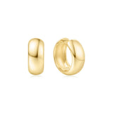 Medium Chubby Huggie Hoop Earrings