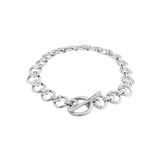 Silver Multi Circle Necklace