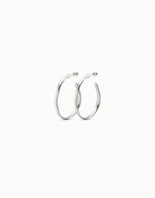 Silver Hoop Earrings