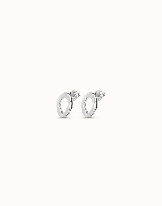 UNOde50 Silver Oval Earrings