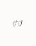 UNOde50 Silver Oval Earrings