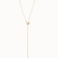 UNOde50 Gold Tone Necklace with Butterflies