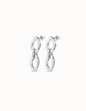 UNOde50 Silver Drop Earrings