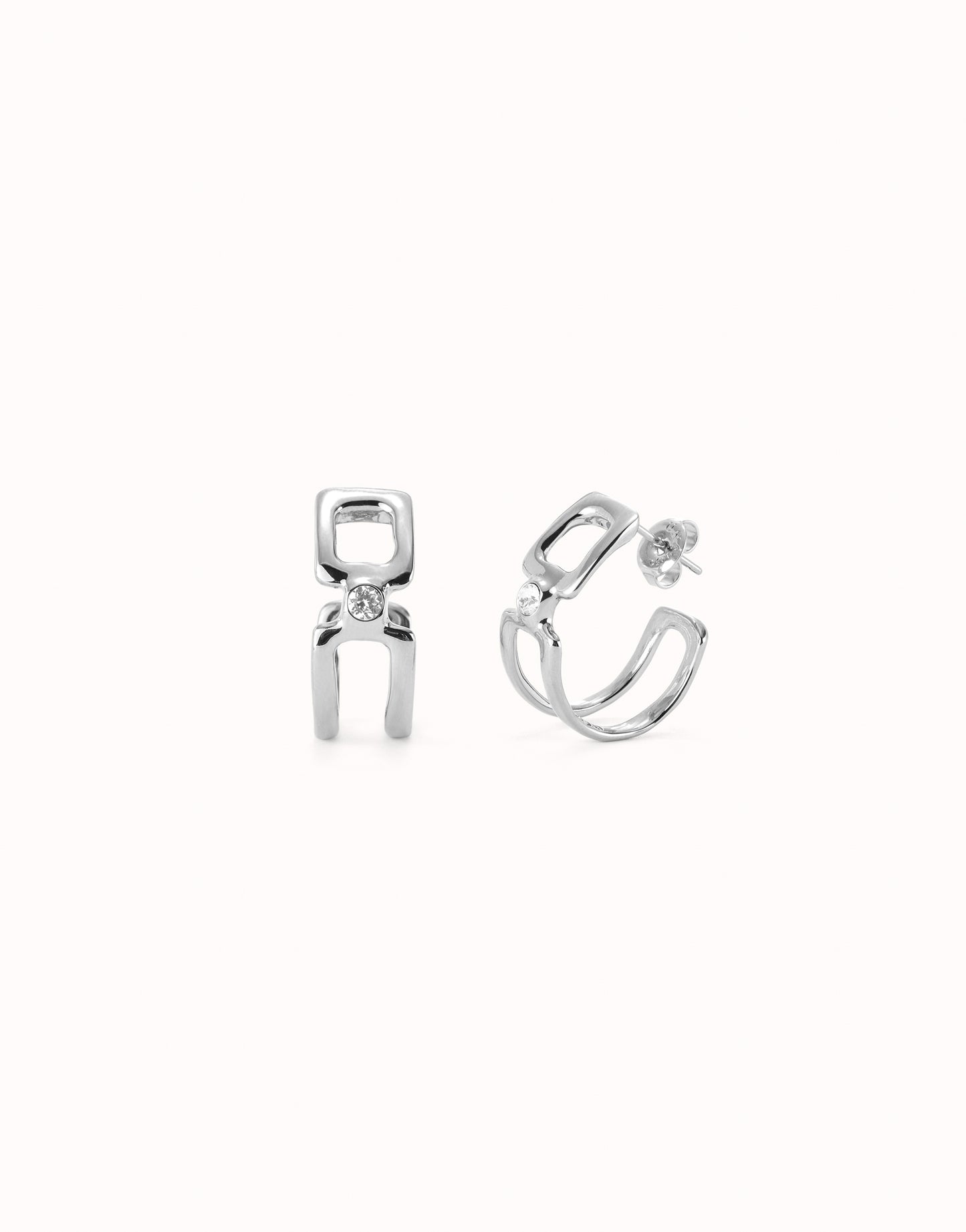 Silver Hoop Earrings