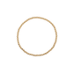 3MM 14K Gold Filled Shine Bright Beaded Bracelet - 7"