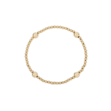14K Gold Filled Shine Bright Remix Bead Bracelet - 3MM & 6MM - 7"